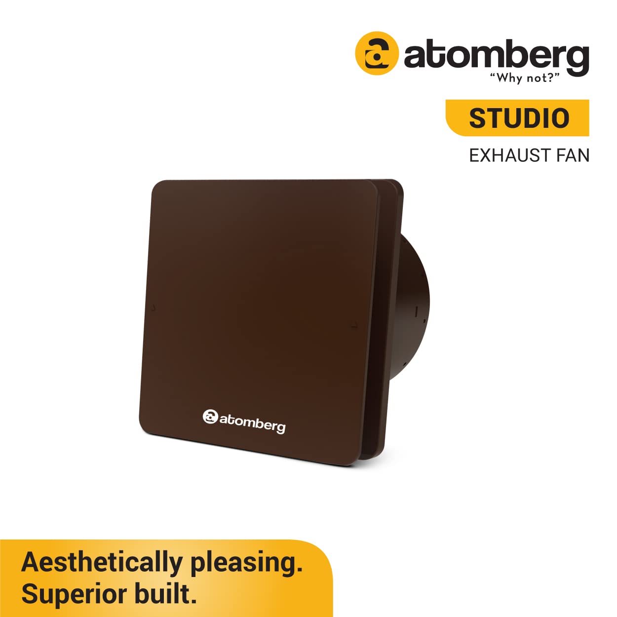 atomberg Studio Exhaust Fan (150mm) with BLDC Motor | Easy to Clean | 1+1 Year Warranty