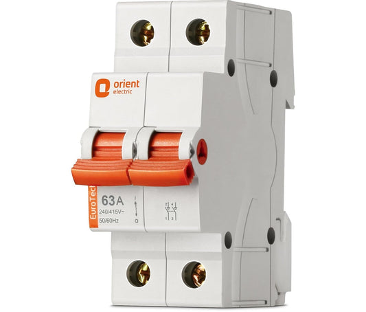 Orient Electric B Curve Isolator Double Pole (DP) MCB